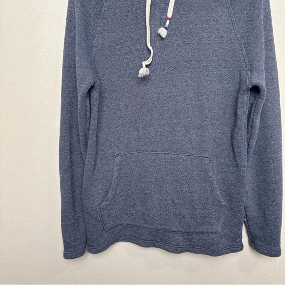 Sol Angles Mens Small Stripes Heathered Blue Hoodie - Picture 7 of 12